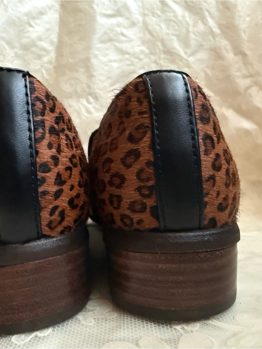 Söfft Leopard Print Slip-On Loafers in Brown and Black 7.5 Quiet Luxury Flats - Picture 10 of 13